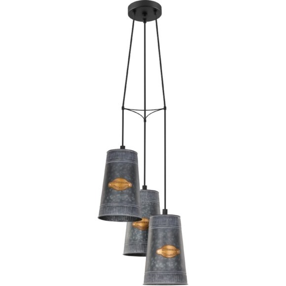 Подвесной светильник с 3 лампами Eglo 43108 Honeybourne под лампы 3xE27 60W